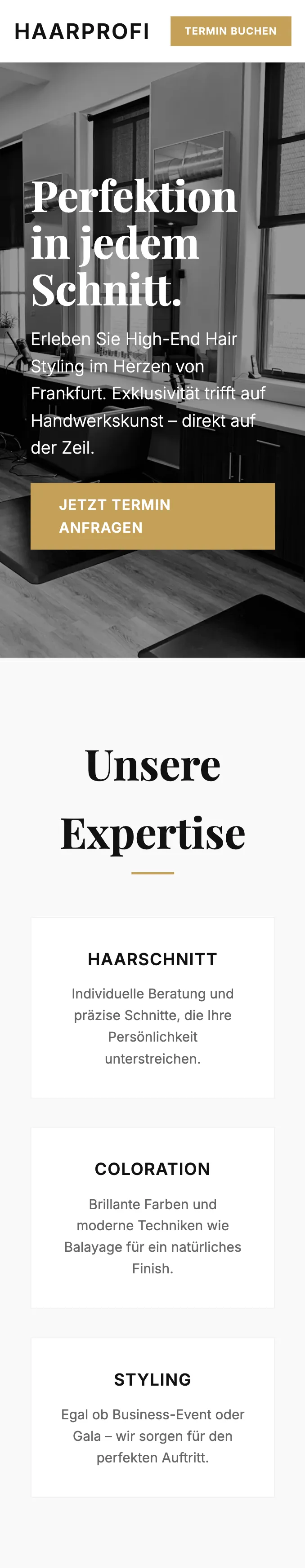 Haarprofi Mobile Mockup
