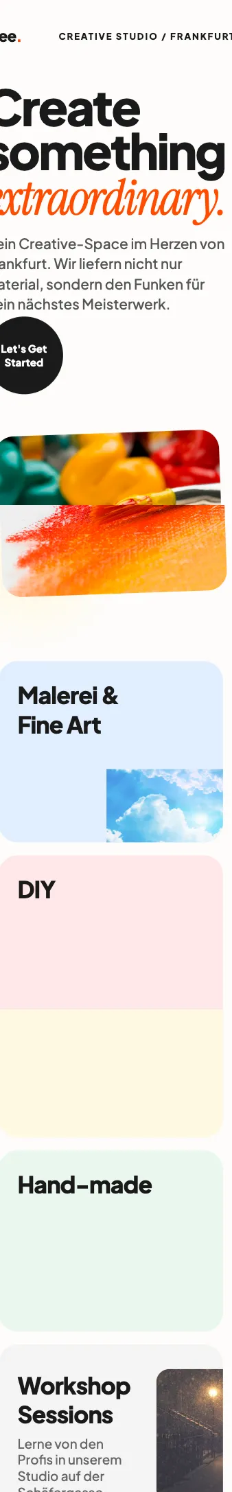 idee Creativmarkt Mobile Mockup